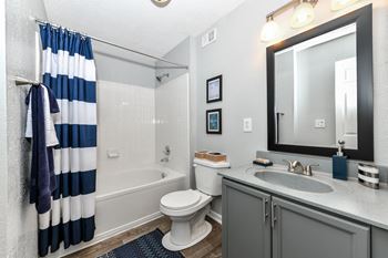 Luxurious Bathrooms, at Crestmark Apartment Homes, Georgia, 30122